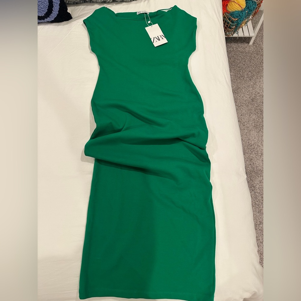 Zara Green Dress